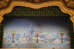 Scenery for Richmond ballet Nutcracker. Street scene.