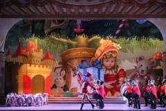 Scenery for Charlotte Ballet Nutcracker Battle Scene.