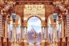 Backdrop rendering for The Nutcracker Kingdom of Sweets. Acrylic on paper.