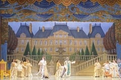 Scenery for Ballet West Sleeping-Beauty first act.