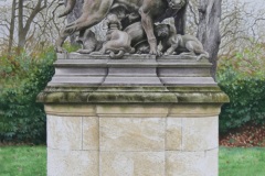 Park scene. Acrylic on paper. 20x14 inches.2026